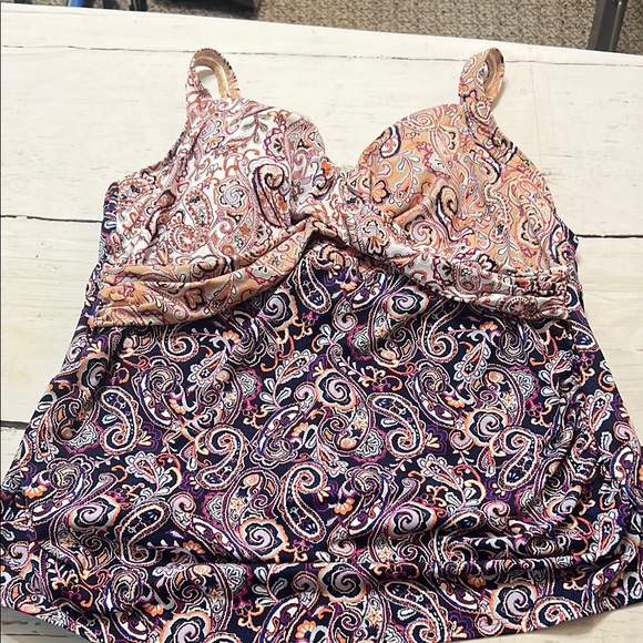 Lands' End Other - Lands' End Paisley Tankini Top